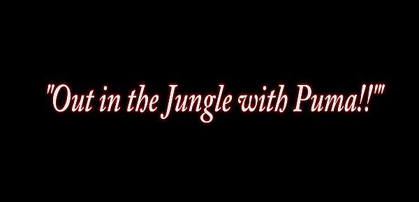  Puma Swede Masturbates Outside in Jungle!